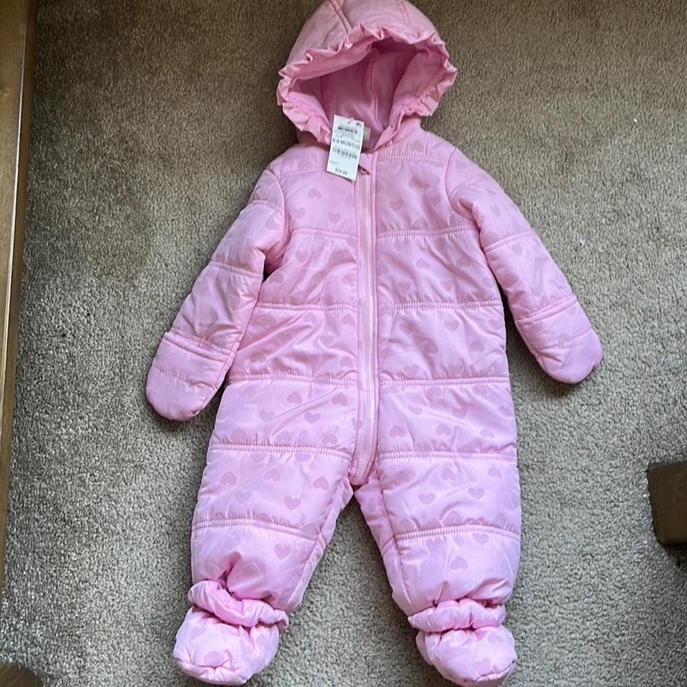 Girls snow suit - 6-9 months